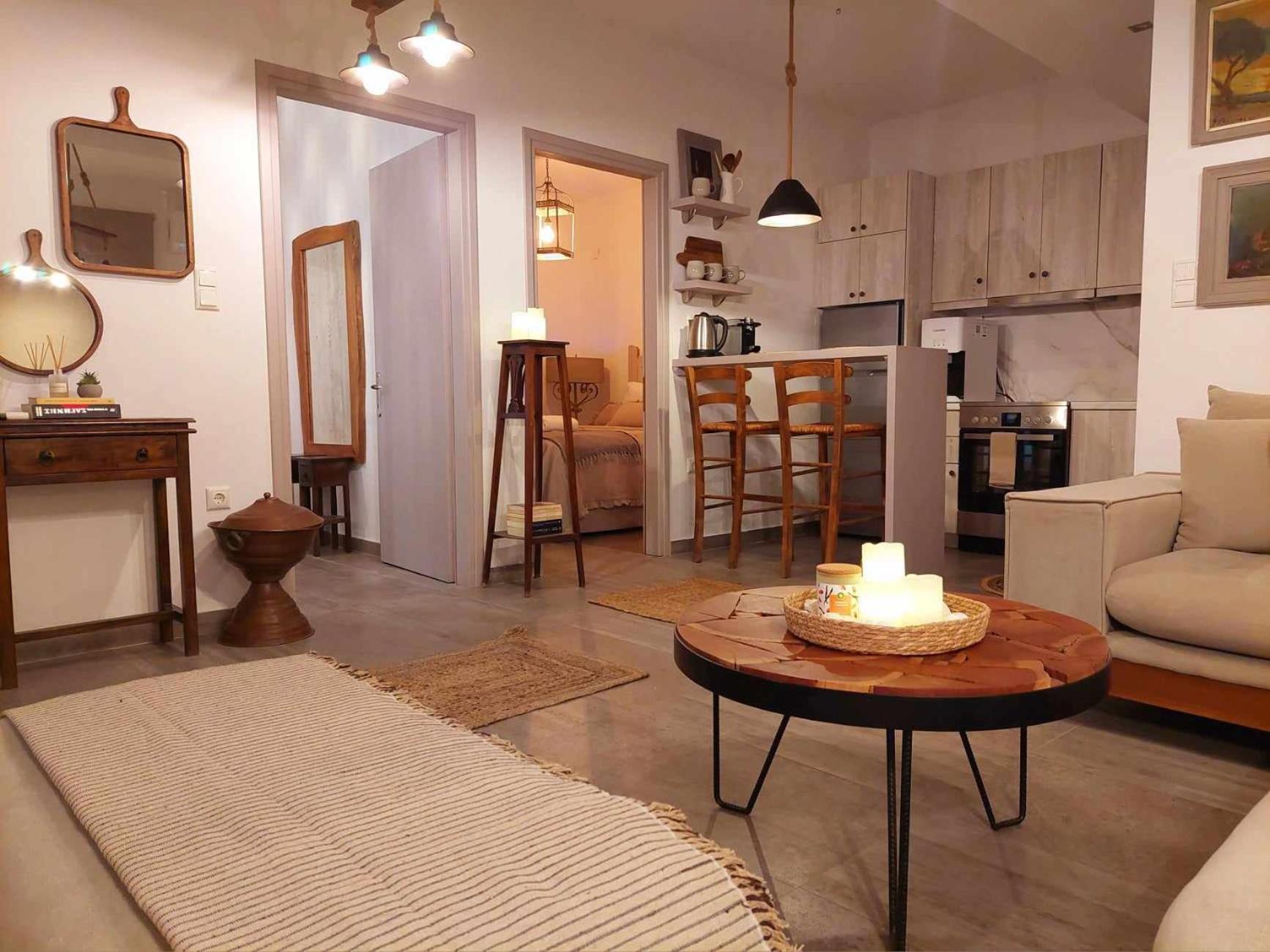 Maya Apartments, Modern And Convenient Apartments With Private Parking 斯基亚索斯镇 外观 照片