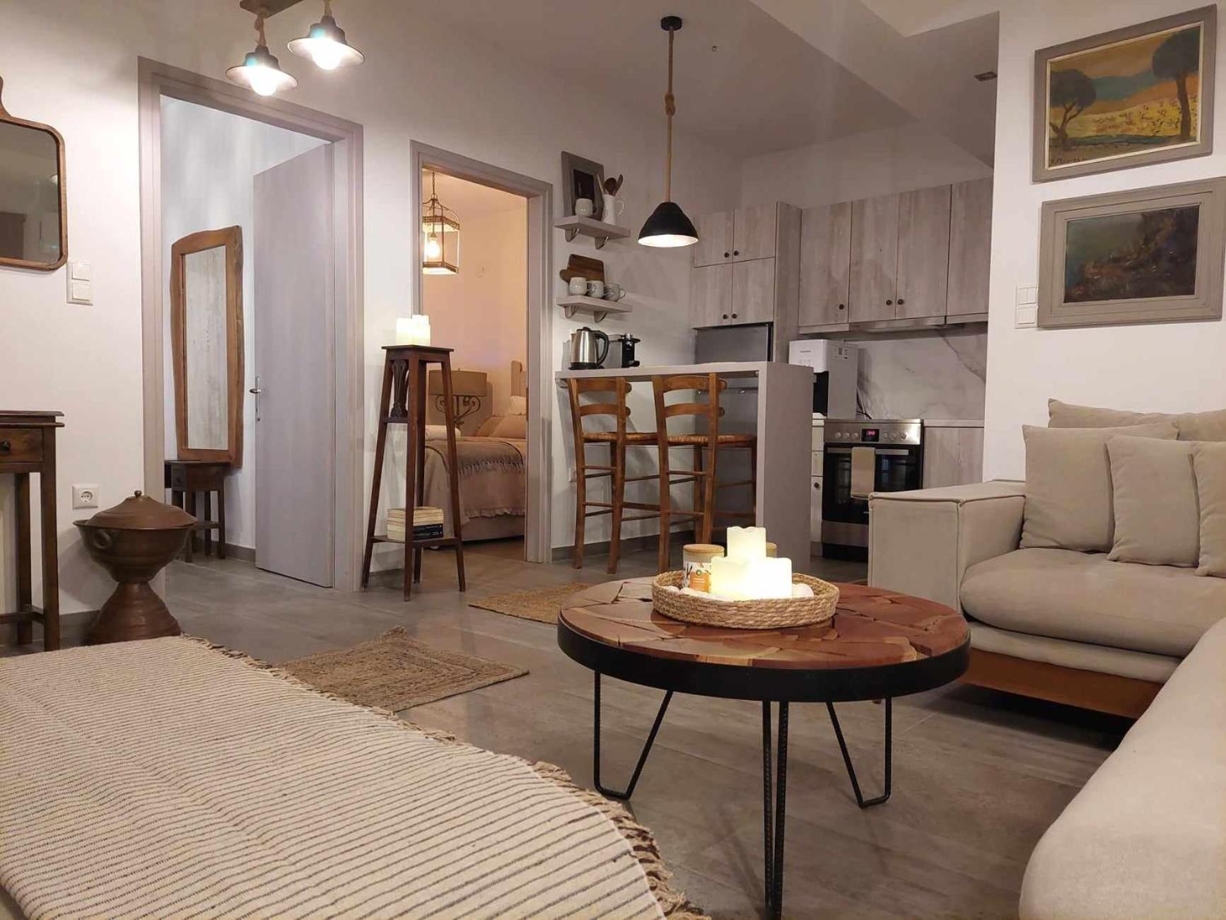 Maya Apartments, Modern And Convenient Apartments With Private Parking 斯基亚索斯镇 外观 照片